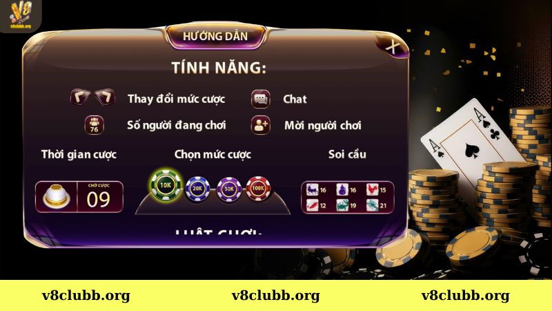 Nguyên tắc đặt cược Bầu cua V8club